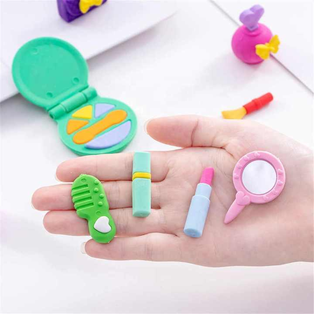 Girls Fashion Eraser Set