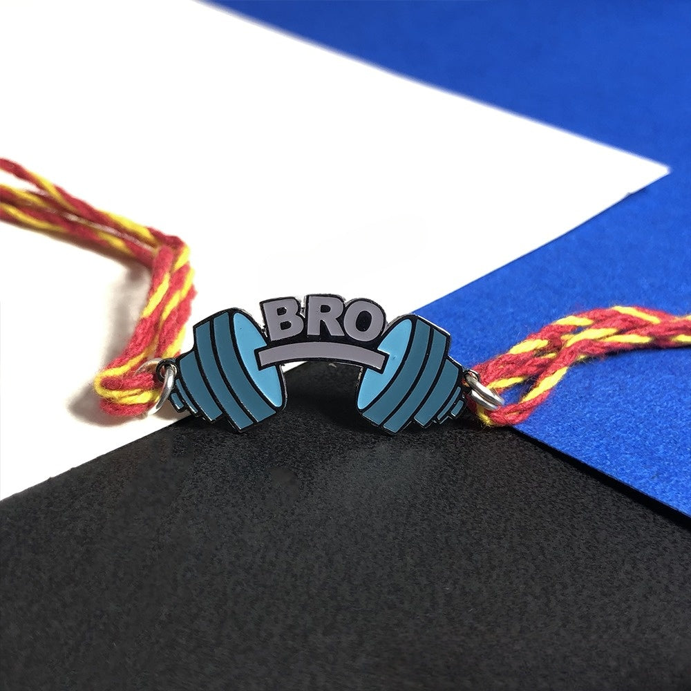 Gym Bro Metal Rakhi