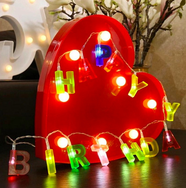 Happy Birthday String Light