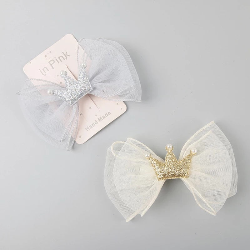 Crown Bow Clip