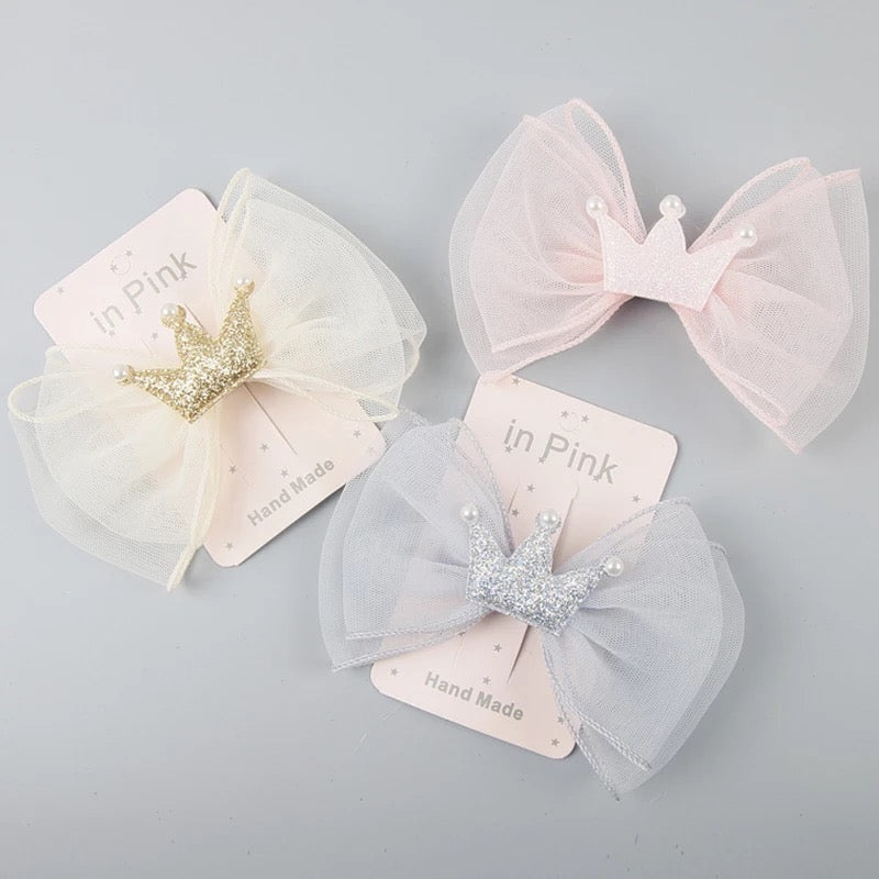 Crown Bow Clip