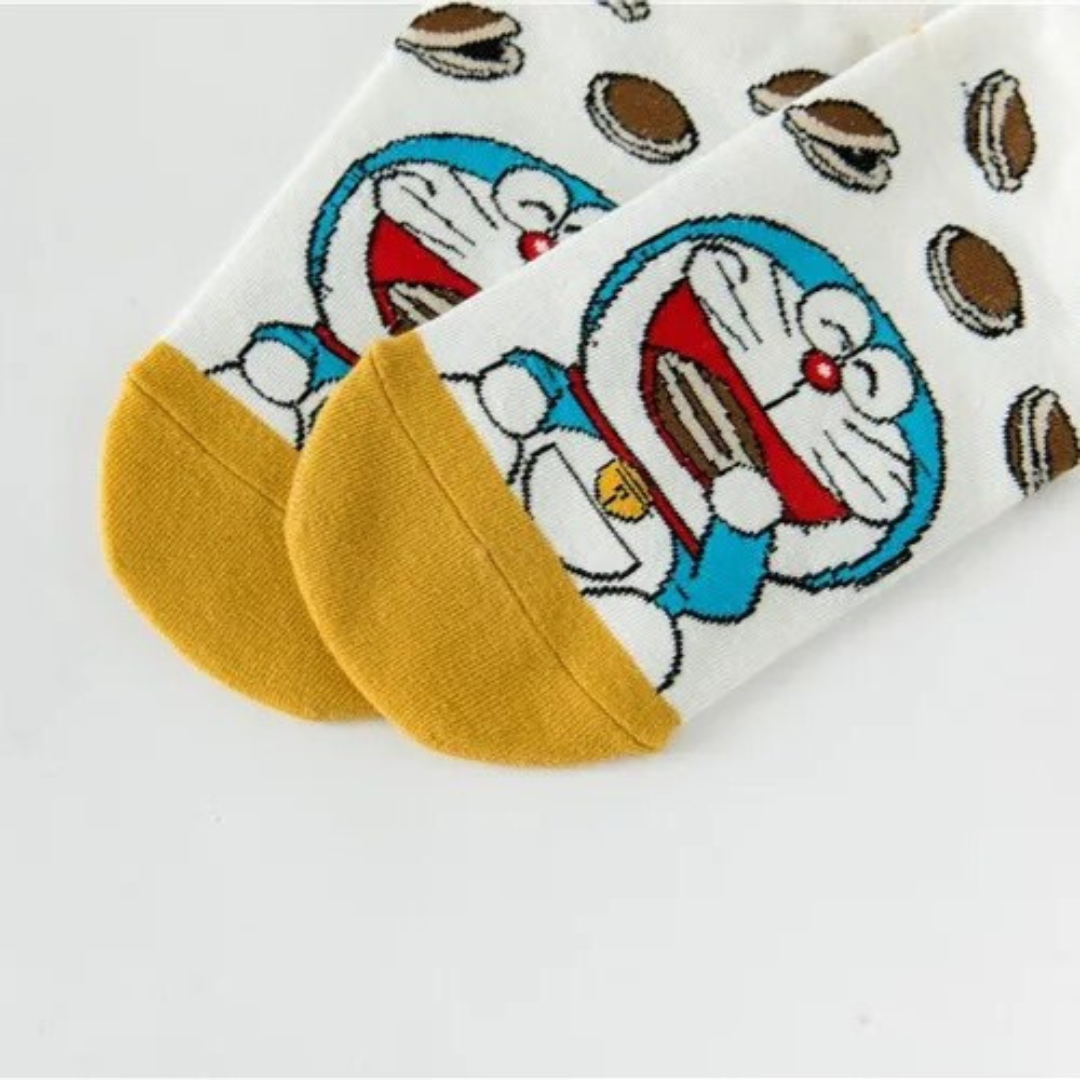Happy Doraemon Socks