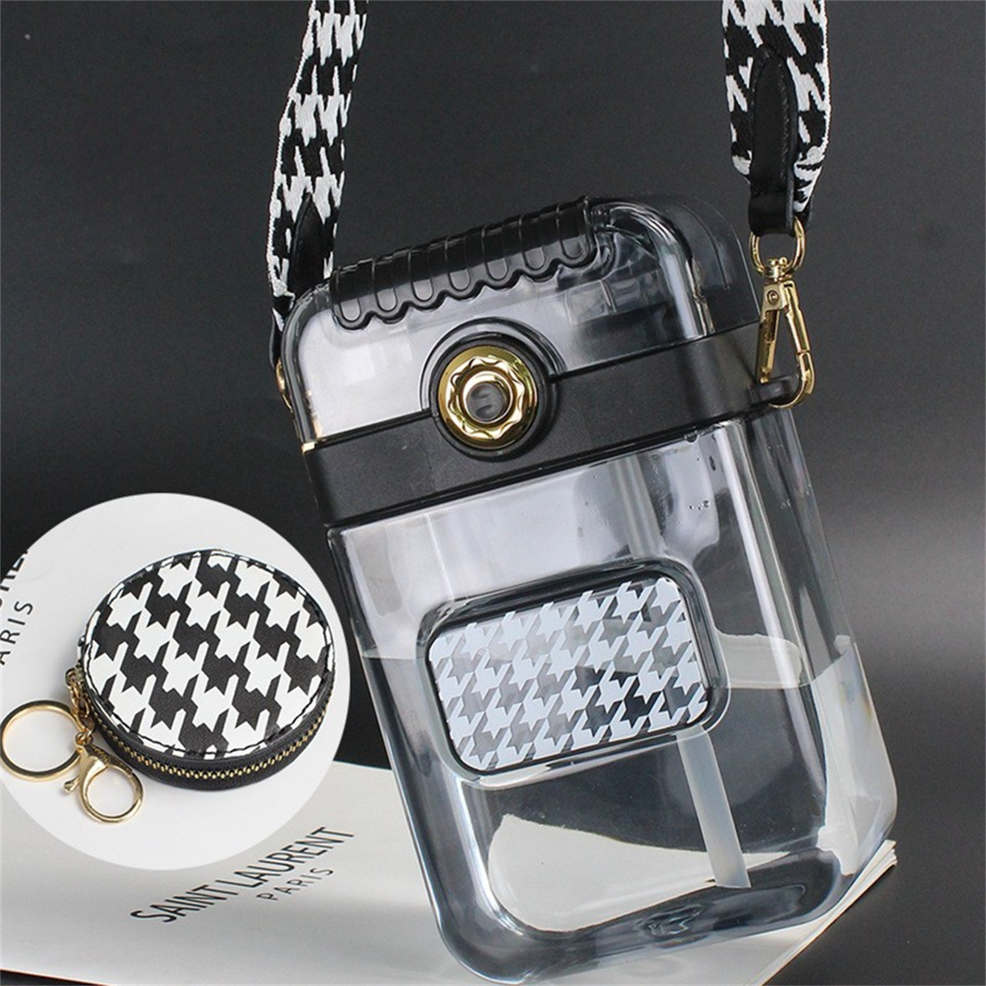 High Quality Dual Sipper Bottle with Mini Pouch - Tinyminymo