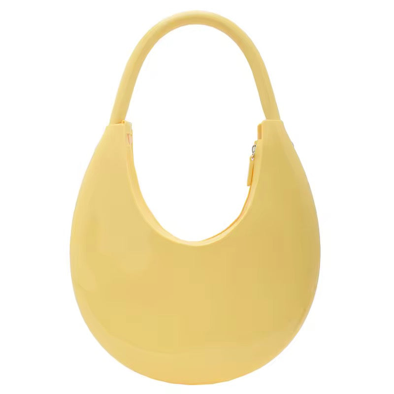 Halo Silicon Hobo Baguette Bag