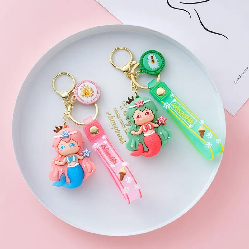 Beautiful Mermaid 3D Keychain