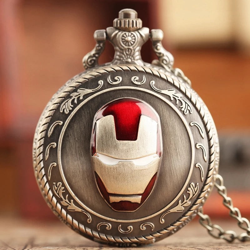 Ironman Pocket Watch Keychain