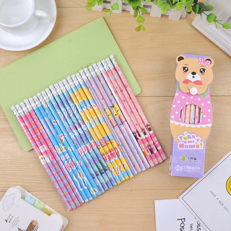 Jungle Animal Pencils - Set of 24