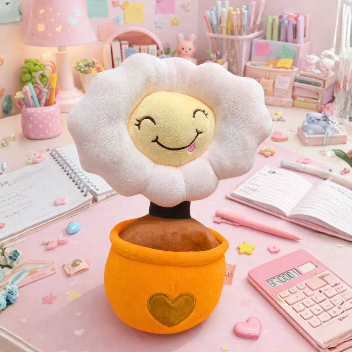 Smiling Flower Plushie - Tinyminymo
