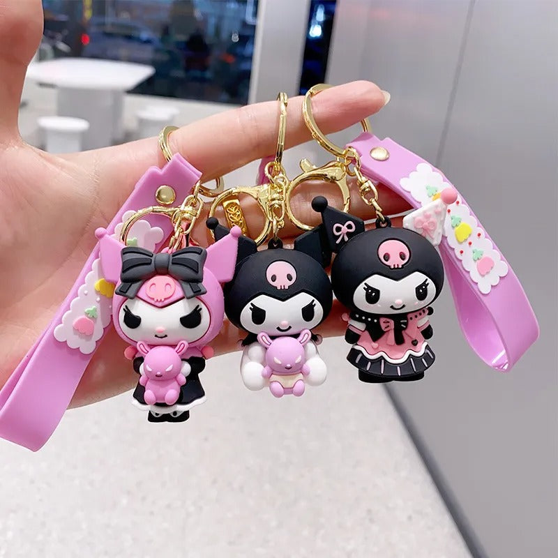 Kawaii Kuromi 3D Keychain