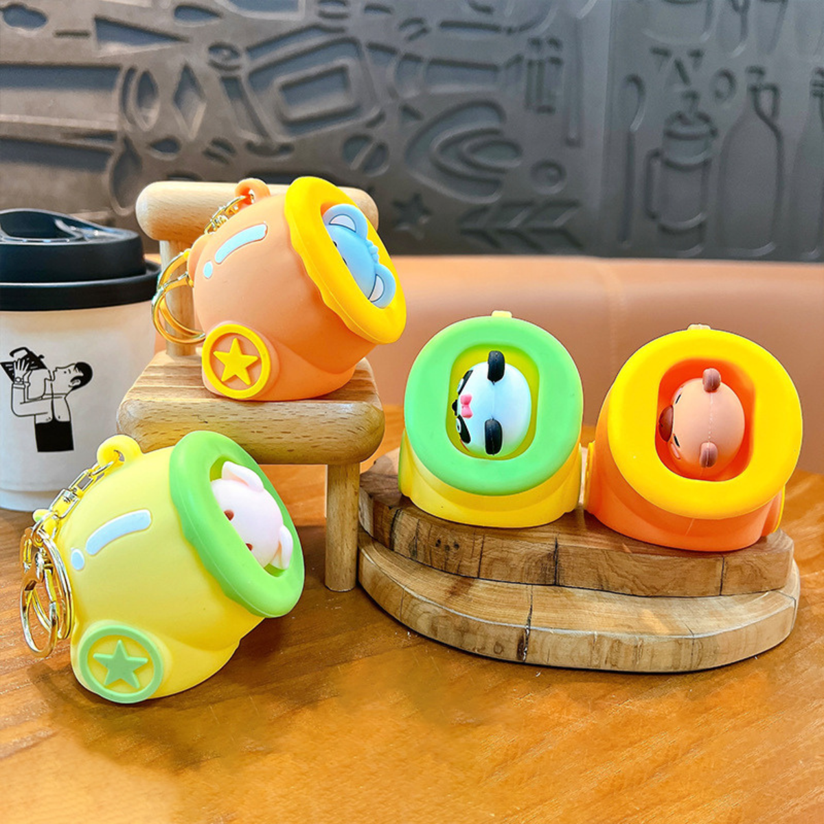 Kawaii Squeeze Keychain