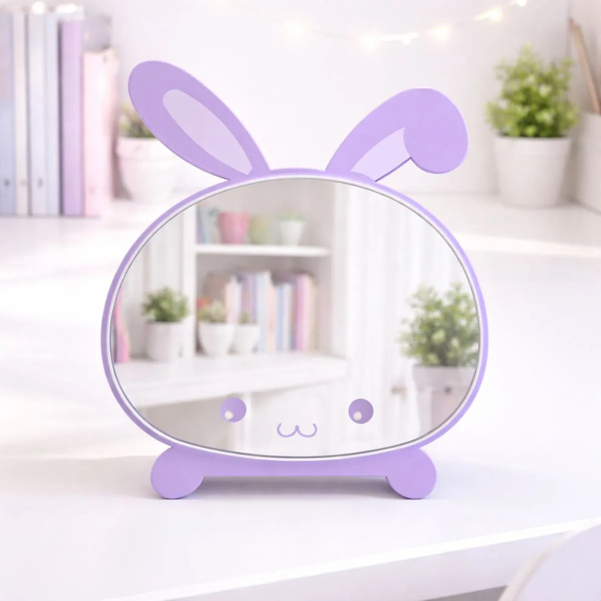 Purple Bunny Design Table Mirror - Tinyminymo