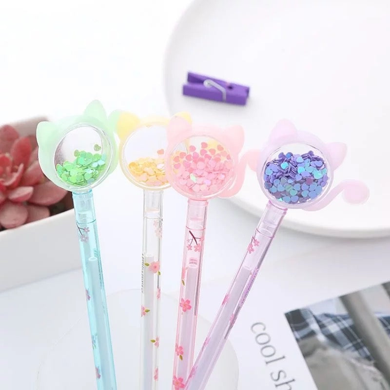 Kitty Confetti Pen