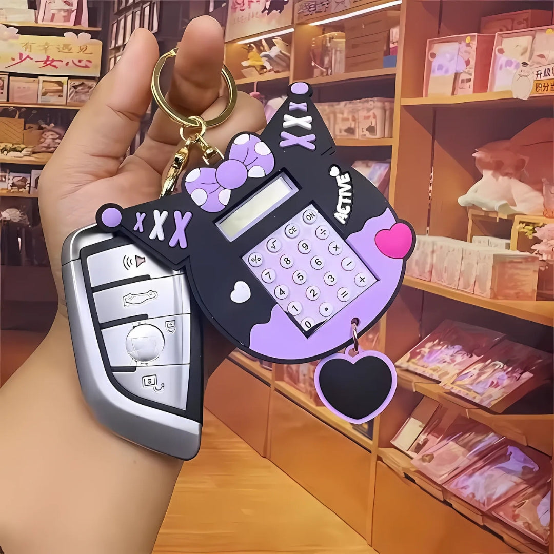 Kuromi Calculator Keychain