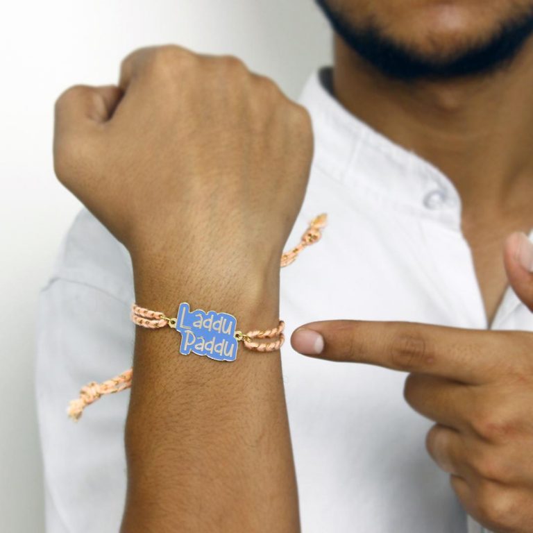 Laddu Paddu Metal Rakhi