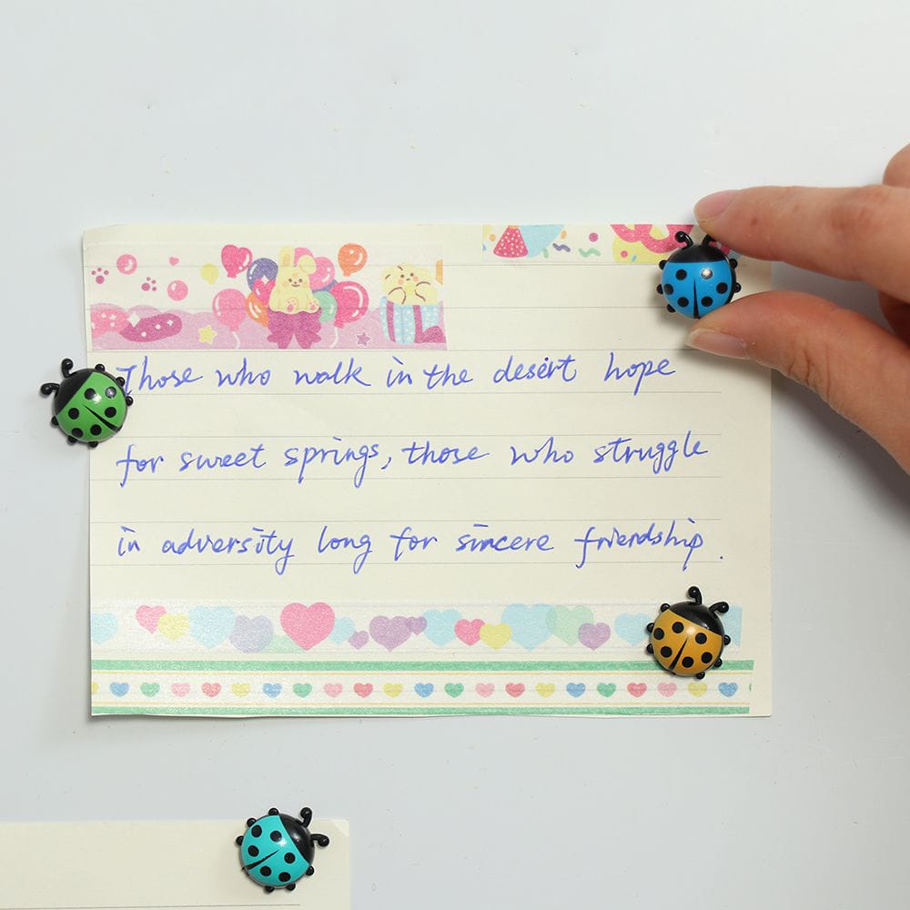 Ladybug Fridge Magnet - Set of 6