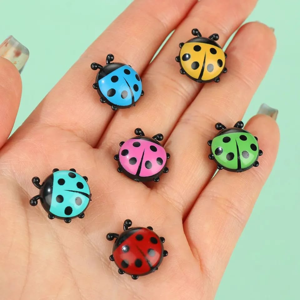 Ladybug Fridge Magnet - Set of 6