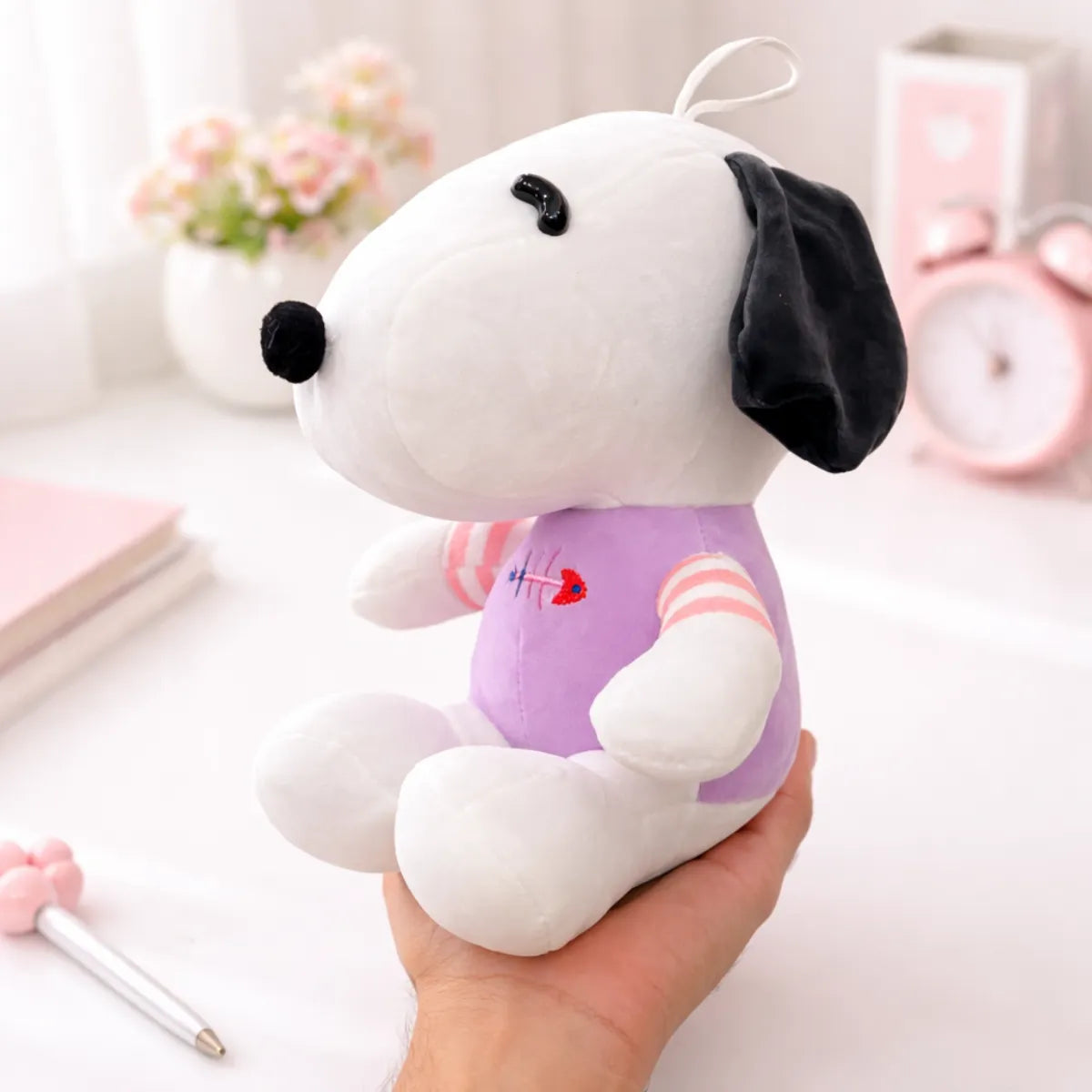 Purple Color of Snoopy Soft Toy - Tinyminymo
