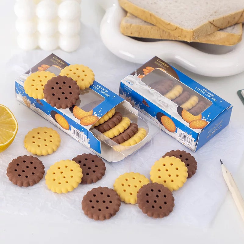 Little Cookie Erasers - Set of 6