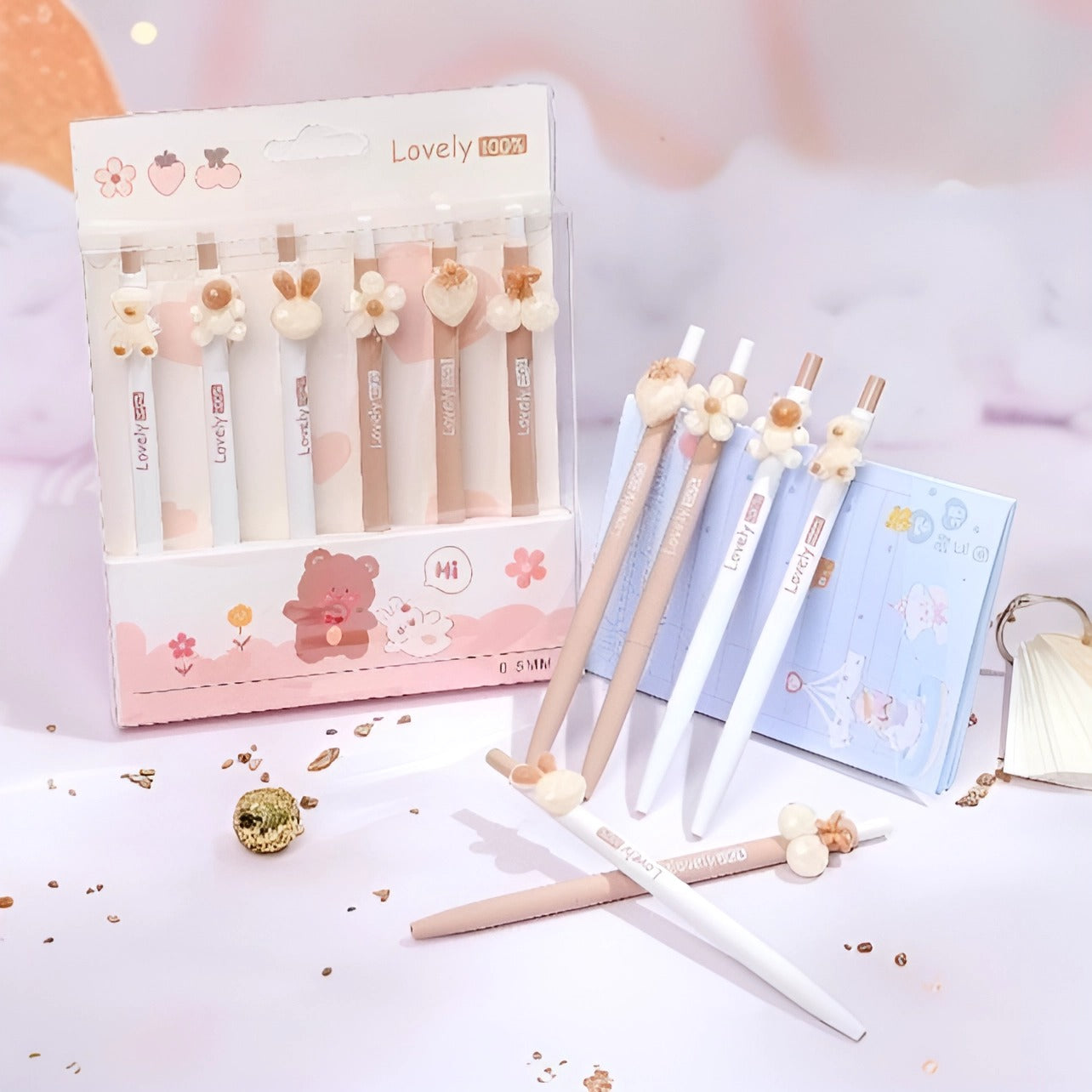Lovely Charm Kawaii Gel Pen Set