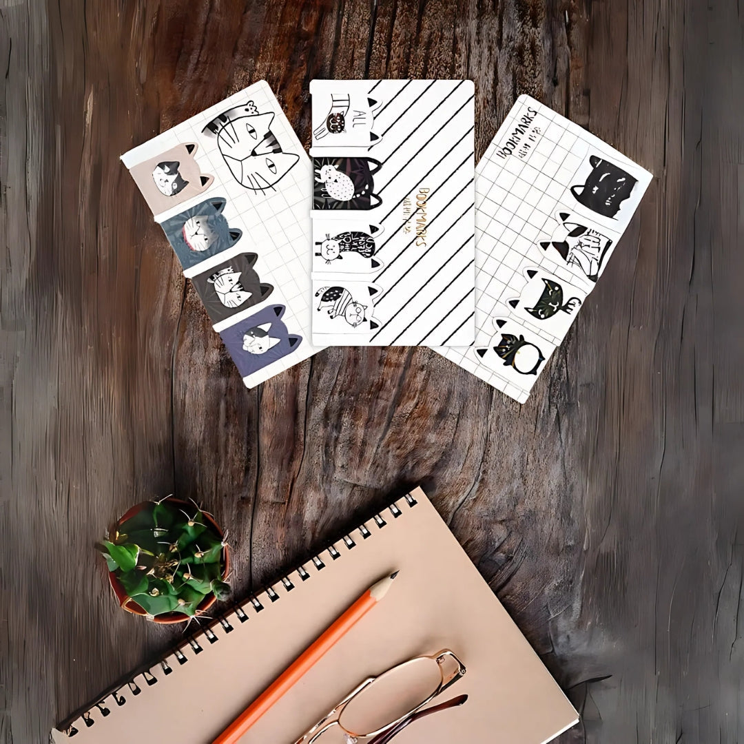 Magnetic Bookmark Set - Kitty