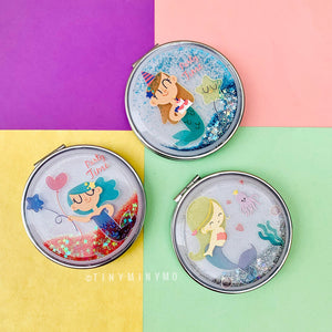 Mermaid Glitter Pocket Mirror - Tinyminymo