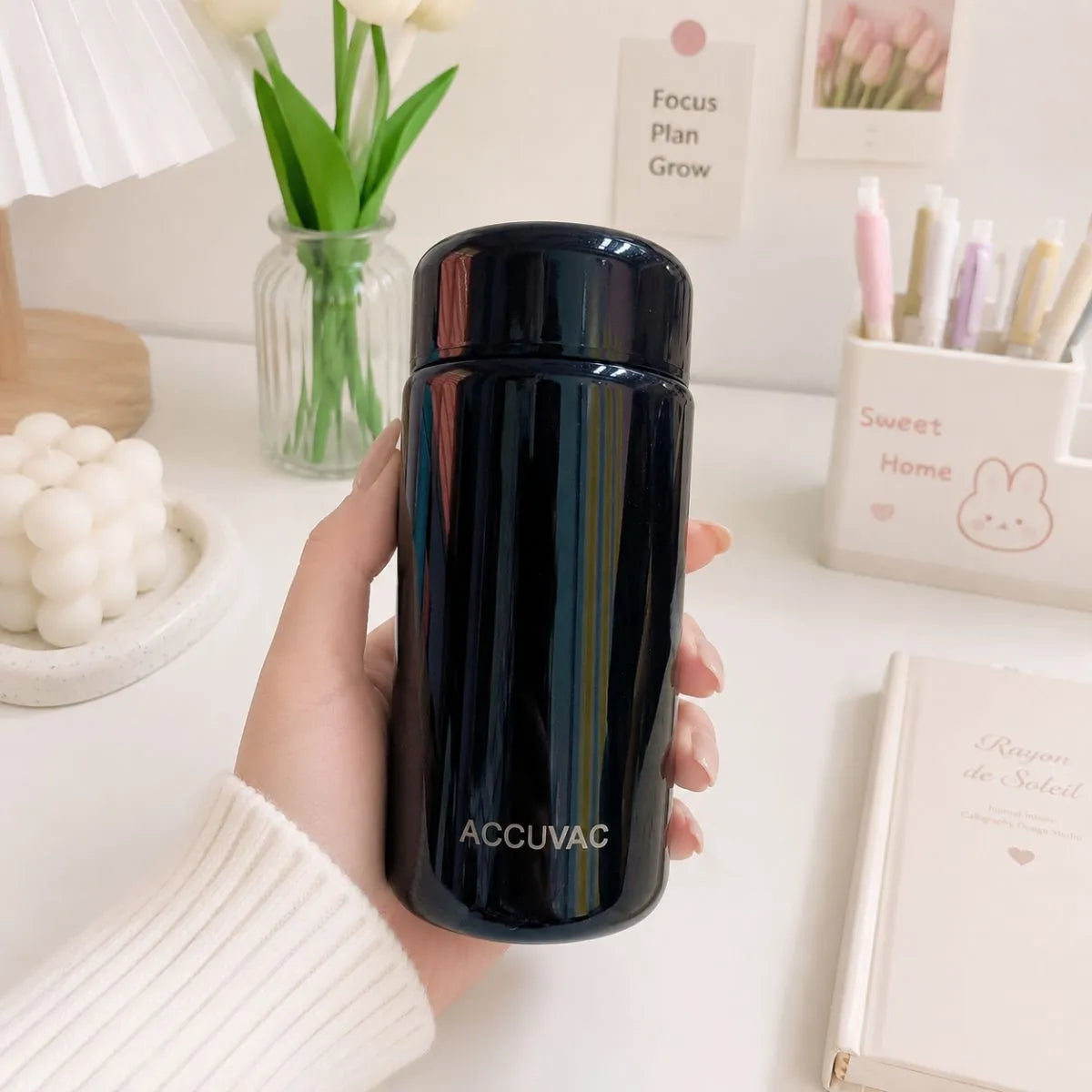 Black Metallic Bottle - Tinyminymo