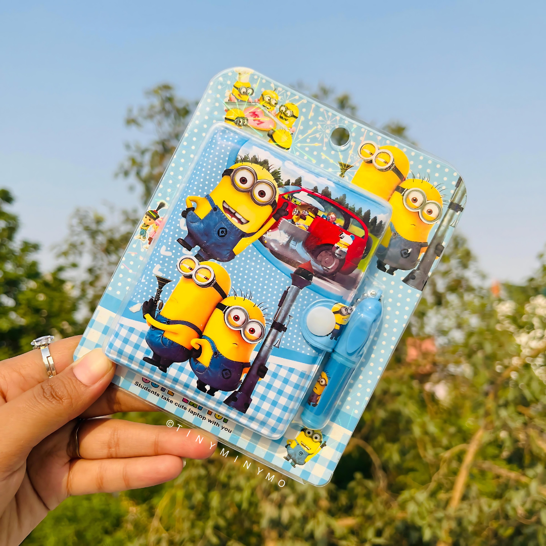 Mini Diary With Pen - Minion