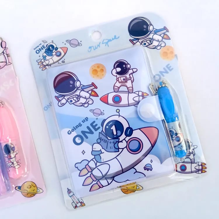 Mini Diary with Pen - Astronaut