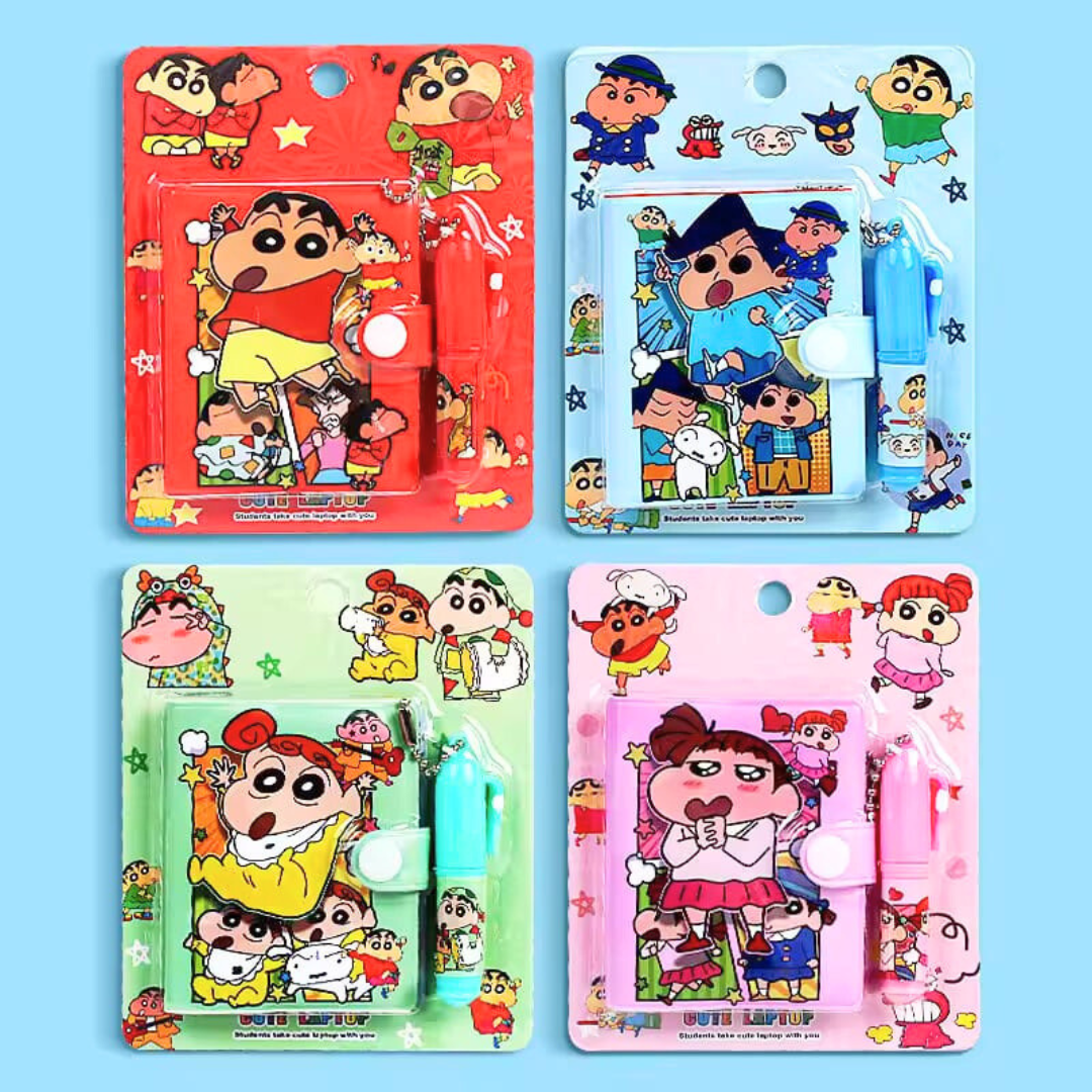 Mini Diary with Pen - Shinchan