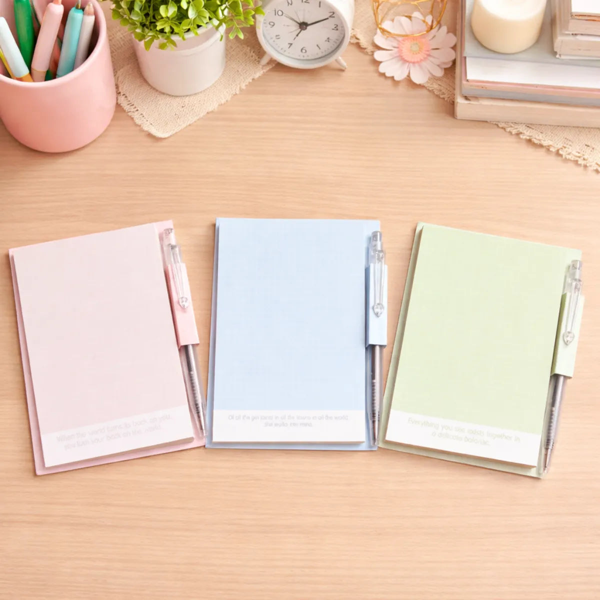 Mini Notepad with Pen