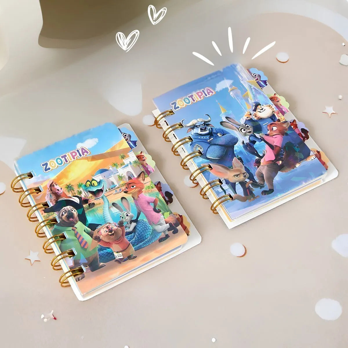 Small Diaries in Zootopia theme - Tinyminymo