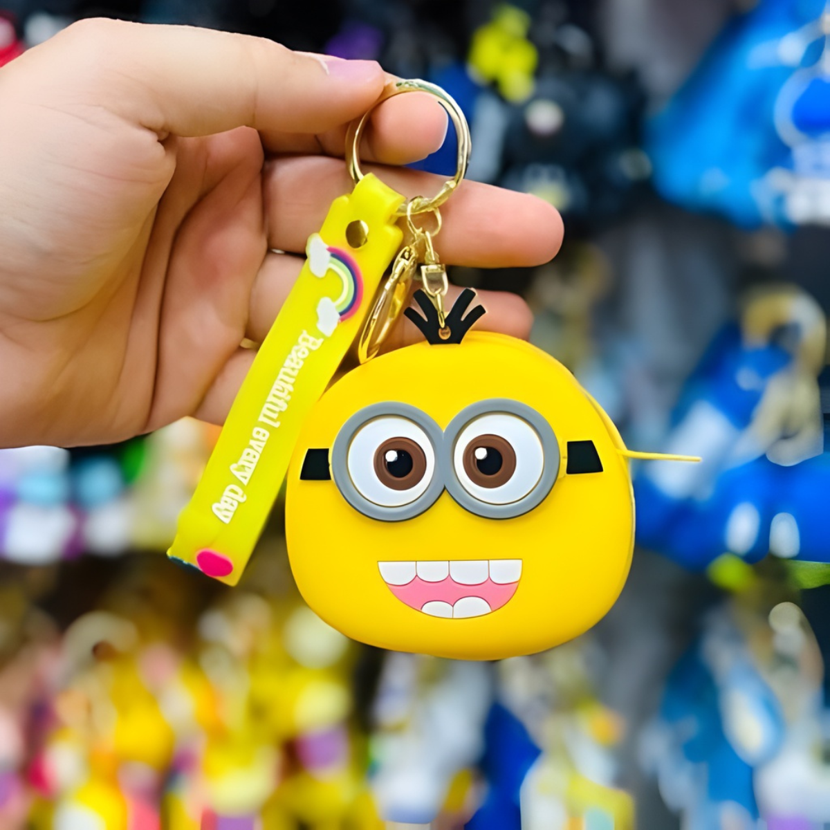 Minion Coin Pouch Keychain