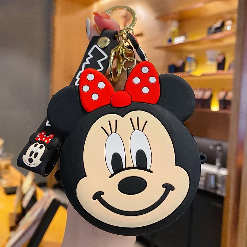 Minnie Mouse Coin Pouch Keychain - Tinyminymo