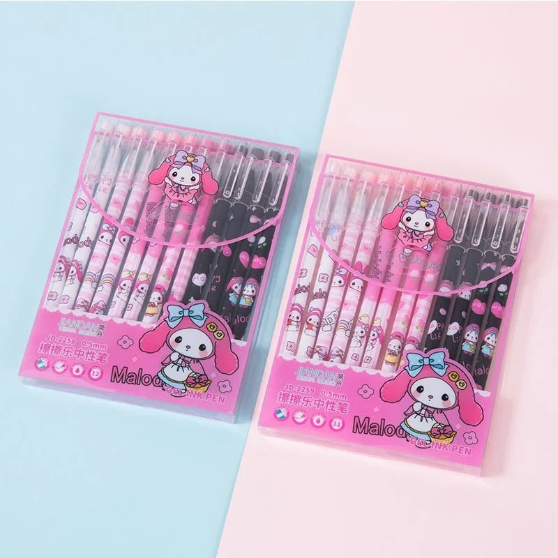 My Melody Erasable Gel Pen Set
