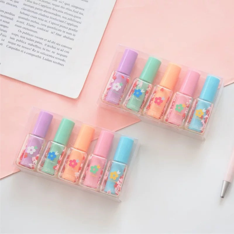 Nailpaint Highlighters - Set of 5