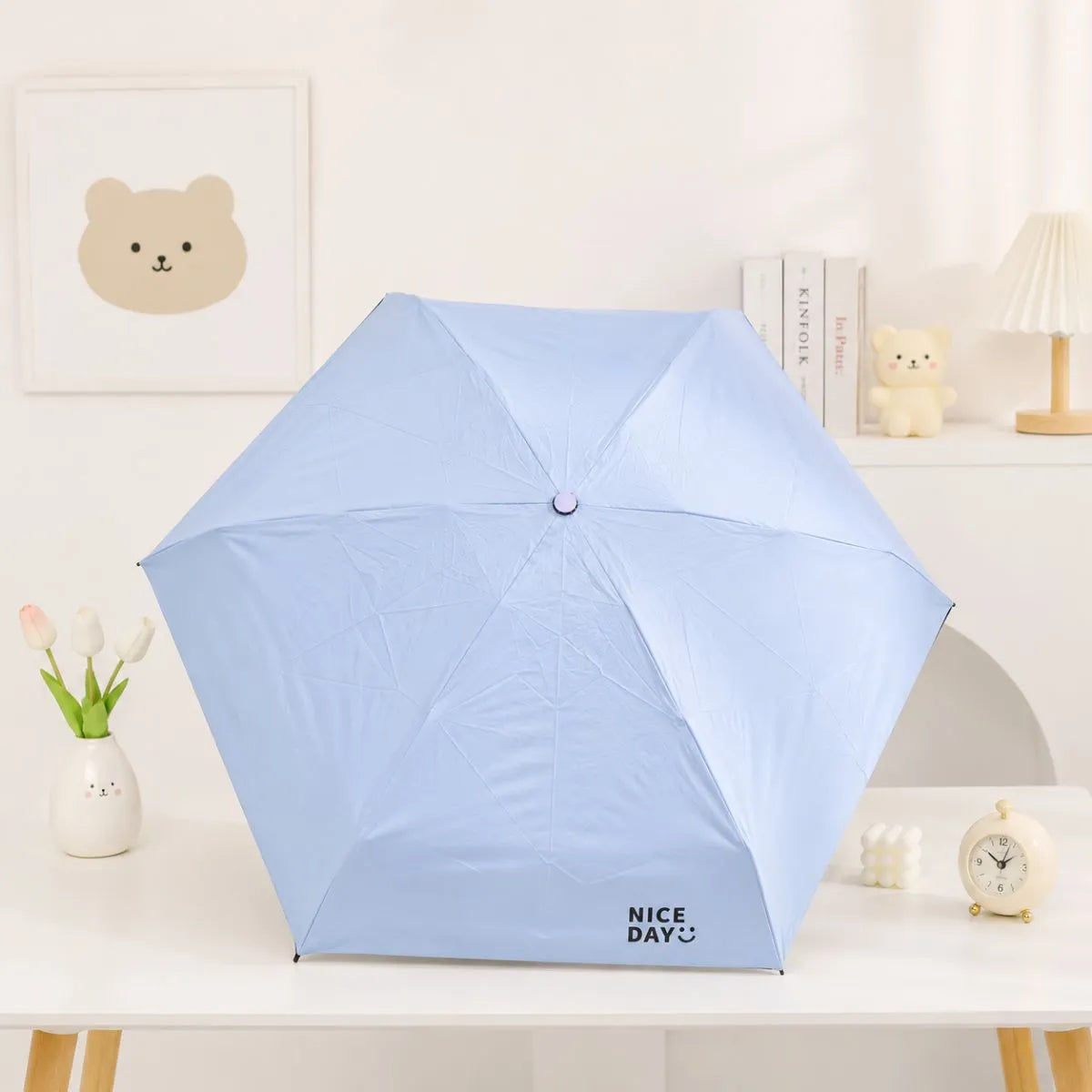 Blue Nice Day Pocket Umbrella - Tinyminymo
