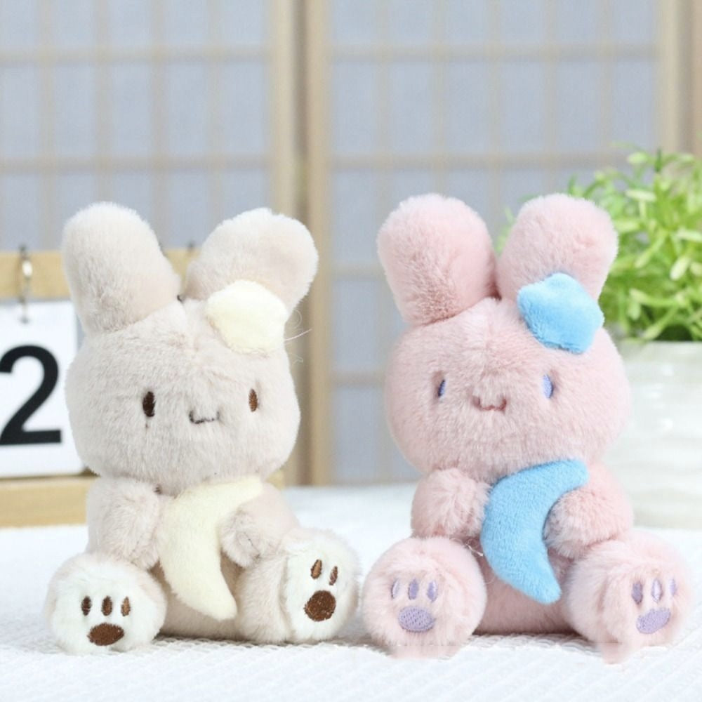 Night Bunny Plush Keychain