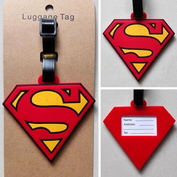 Superman Luggage Tag