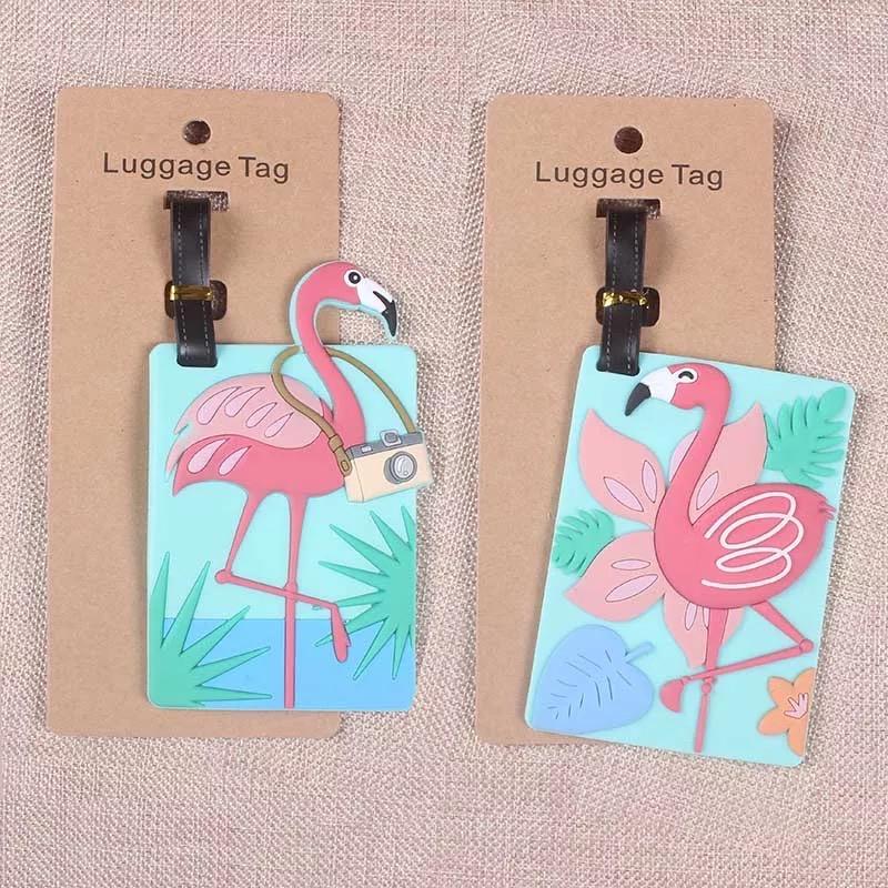 Flamingo Luggage Tag