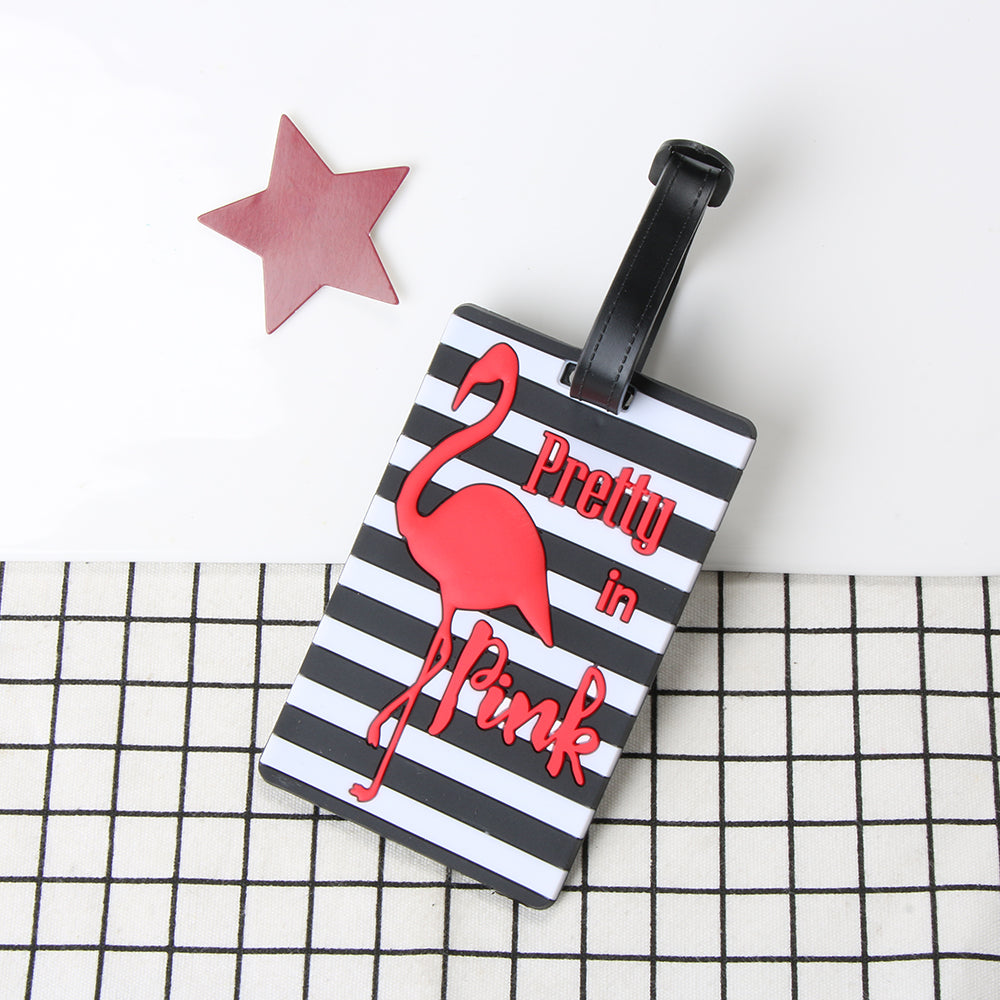 Luggage Tag - Flamingo