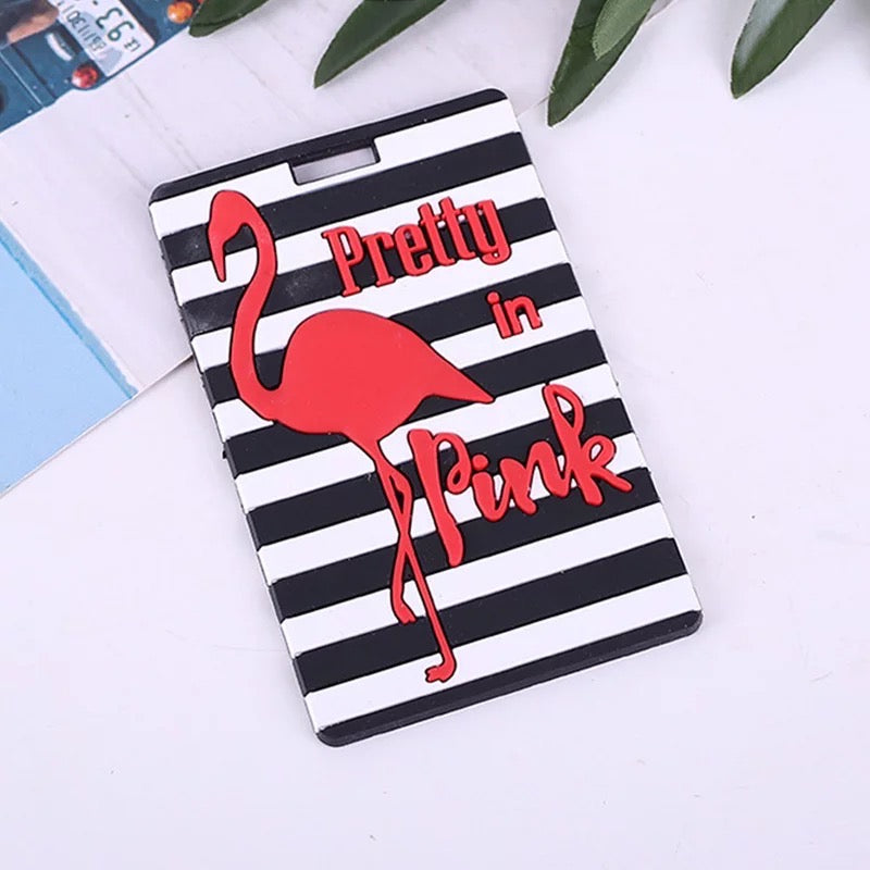 Luggage Tag - Flamingo