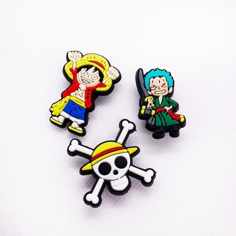 One Piece Crocs Decoration -  Set of 2