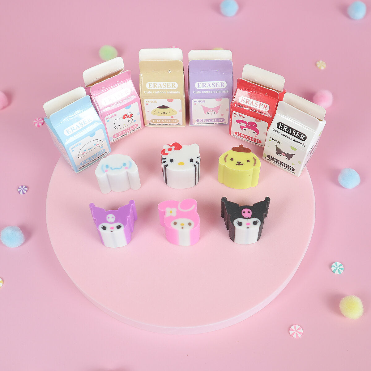 Packaged Sanrio Eraser