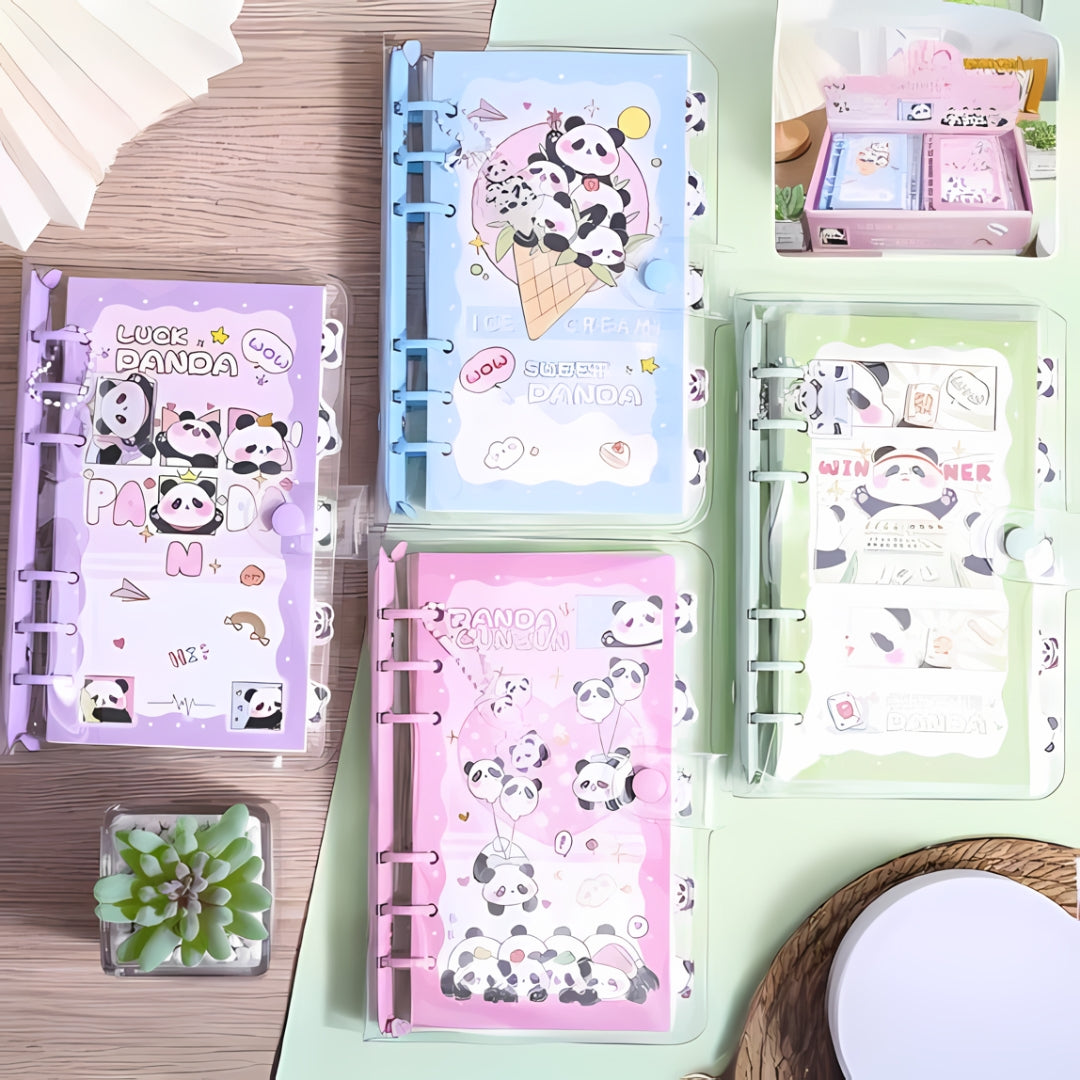 Panda Kawaii Spiral Planner