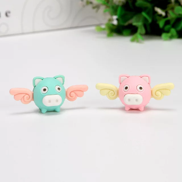 Piggy with Wings Eraser - Tinyminymo