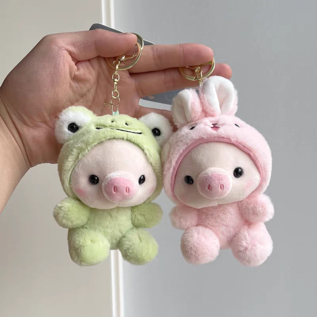 Plush Animal Cosplay 3D Keychain