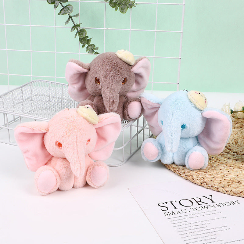 Plush Elephant 3D Keychain