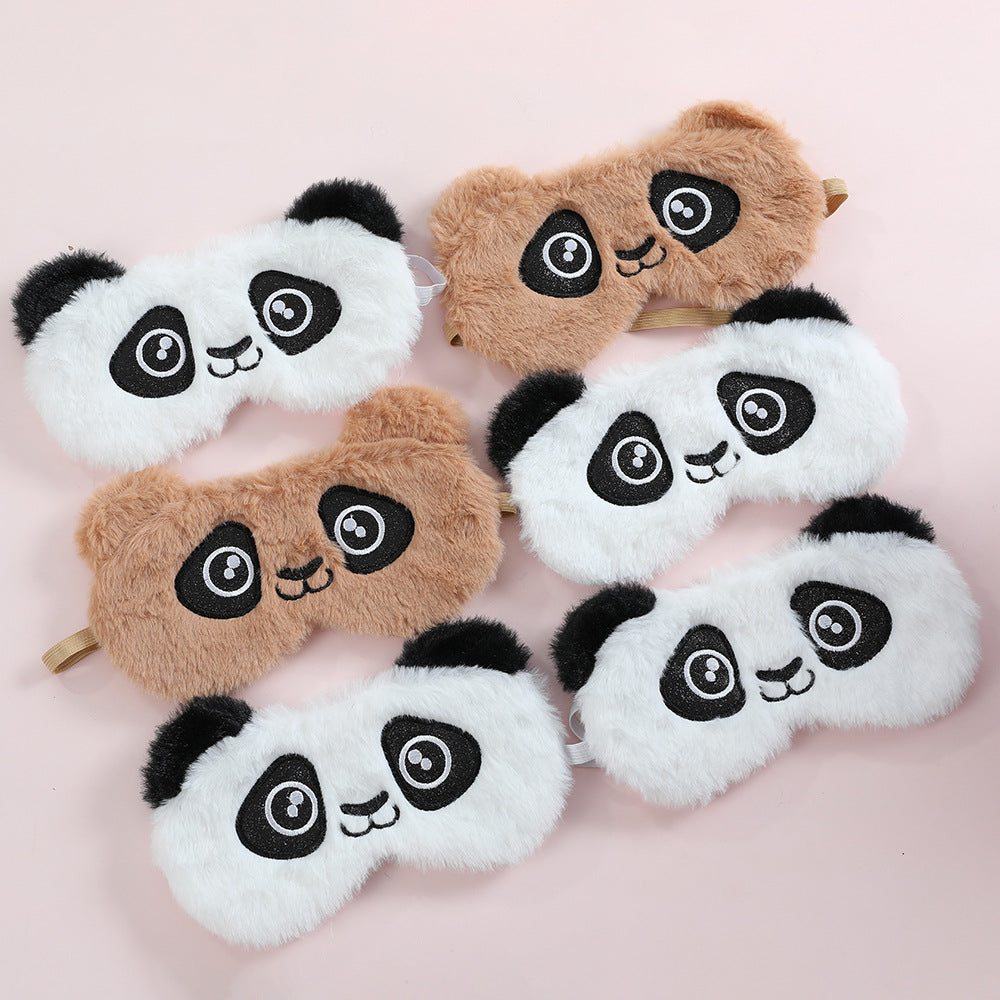 Plush Panda Eye Mask