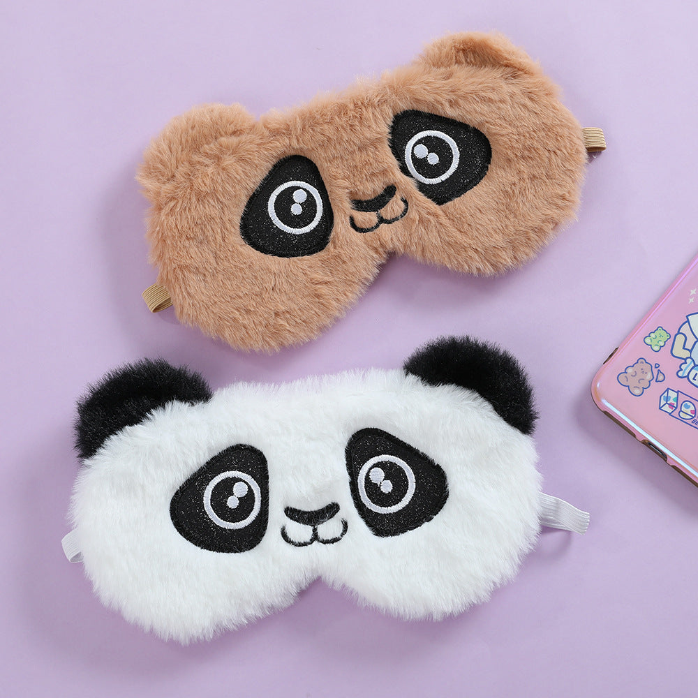 Plush Panda Eye Mask