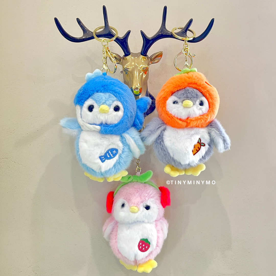 Plush Penguin 3D Keychain